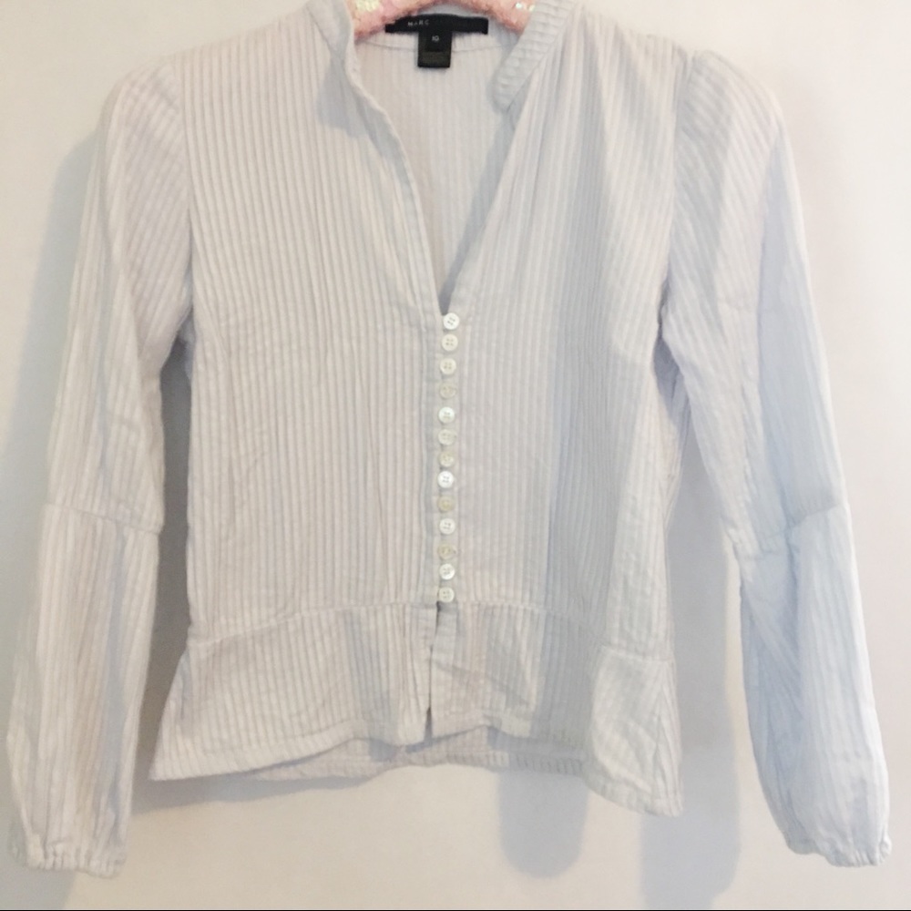 Marc Jacobs | Blue and White Pinstripe Button Down